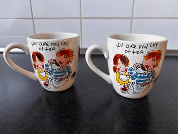 2 Blond Amsterdam Koffiekopjes - You are my cup of thea beschikbaar voor biedingen