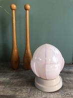 Thabur Rubli art deco lamp plafondlamp zalmroze, Ophalen of Verzenden