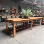 Antieke werktafel, oude houten tafel, vintage, werkbank, Ophalen, Vijf personen of meer, Rechthoekig