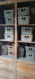 14 Rieten Manden Mandjes 2.50 € p st, Ophalen, Overige materialen, Minder dan 50 cm, Gebruikt