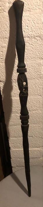 Houten Wandelstok met Snijwerk, Ophalen of Verzenden