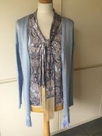 Senso topje met vestje maat 38, Maat 38/40 (M), Blauw, Senso, Ophalen of Verzenden