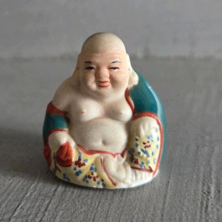 Antiek miniatuur Boeddha beeldje, Huis en Inrichting, Woonaccessoires | Boeddhabeelden, Zo goed als nieuw, Ophalen of Verzenden