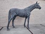 BRONZEN LEVENSGROOT PAARD! KOSTEN NU 12000 KAN WEG AAN 5750!, Ophalen of Verzenden, Zo goed als nieuw, Overige materialen, Dierenbeeld