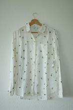 Old Navy White shirt with plant print Women M new, Old Navy, Wit, Nieuw, Ophalen