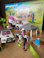 Playmobil Paardenstal met paardentrailer – 5667, Ophalen of Verzenden, Zo goed als nieuw