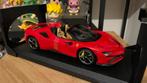 Ferrari SF90 Spider 1:18, Hobby en Vrije tijd, Modelauto's | 1:18, Ophalen of Verzenden, Nieuw, Auto