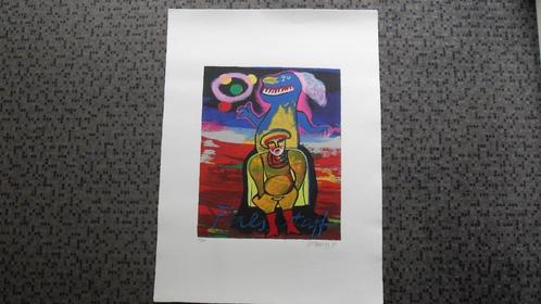 CORNEILLE ; grote zeefdruk in absolute nieuwstaat, Antiek en Kunst, Kunst | Litho's en Zeefdrukken, Ophalen of Verzenden