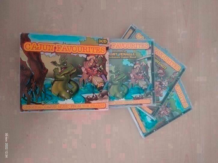 3CD CAJUN muziek. Original Music From The Swamps, Cd's en Dvd's, Cd's | Overige Cd's, Zo goed als nieuw, Ophalen of Verzenden