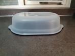 Tupperware serveer/bewaar/voorraad/party box tray blauw, Ophalen of Verzenden, Gebruikt, Blauw