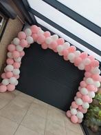 Ballonnenboog Roze/Wit - Perfect voor Geboorte!, Ophalen of Verzenden, Nieuw, Versiering, Geboorte of Huwelijk