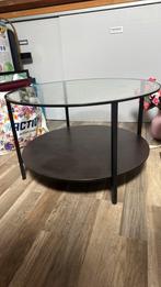 Ikea salontafel glas, Ophalen, 50 tot 100 cm, Glas, Minder dan 50 cm