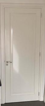 Hardhouten binnen deur met kozijn, Deurkozijn, Zo goed als nieuw, 225 cm of meer, Hout