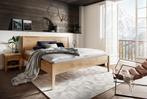 Comfort bed 140/ 160/ 180/ 200 cm. Massief Eiken of Beuken, Verzenden, 200 cm, Hout, Nieuw