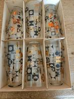 Vintage Durobor glazen 6 stuks in doos, Antiek en Kunst, Ophalen of Verzenden