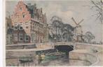 dokkum frl  de zijl brug en molen tek h.e. roodenburg, Ophalen of Verzenden, Voor 1920, Noord-Brabant