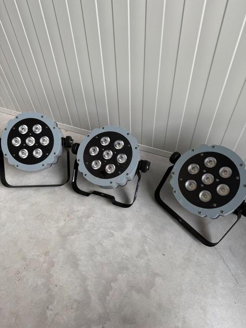 Showtec compact par tri 7-3 - 16 stuks, Muziek en Instrumenten, Licht en Laser, Zo goed als nieuw, Licht, Kleur, Ophalen