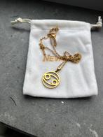 Nieuwe ketting Nevaeh met hanger Kreeft sterrenbeeld, Nieuw, Ophalen of Verzenden, Goud, Overige materialen