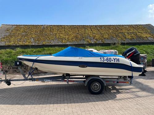 Te koop: Sensation 1700BR (2003) met Mercury 40PK 4-takt, Watersport en Boten, Speedboten, Gebruikt, 3 tot 6 meter, Benzine, Minder dan 70 pk