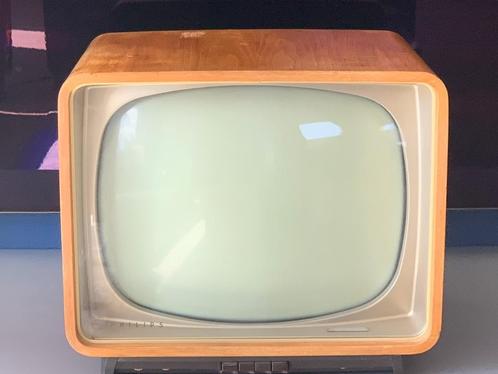 Philips zwart-wit tv 43 cm, Audio, Tv en Foto, Vintage Televisies, Gebruikt, 40 tot 60 cm, Philips, Ophalen