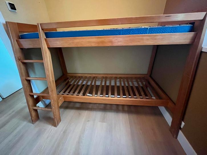 Houten Stapelbed - Ideaal voor Kinderkamer!, Huis en Inrichting, Slaapkamer | Stapelbedden en Hoogslapers, Gebruikt, Stapelbed