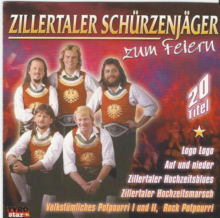 Zillertaler Schürzenjäger ‎– Zum feiern = 3,99, Cd's en Dvd's, Cd's | Schlagers, Zo goed als nieuw, Ophalen of Verzenden