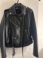 Zwarte Zara Biker Jack, Ophalen of Verzenden, Zo goed als nieuw, Maat 38/40 (M), Zwart
