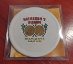 Heineken Vintage Coaster Porselein ‘70’s. (B), Verzamelen, Biermerken, Ophalen of Verzenden, Nieuw, Overige typen, Heineken