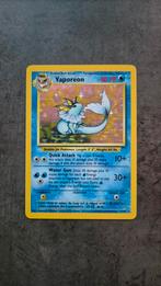 Vaporeon Holo Jungle No Symbol Error Near Mint, Ophalen of Verzenden, Zo goed als nieuw