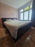 Boxspring 180x210, Huis en Inrichting, Slaapkamer | Boxsprings, Ophalen, Gebruikt, Bruin, 210 cm