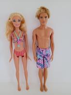 Barbie (X9598) met Ken (X9602) van Barbie Beach Gift Set, Verzamelen, Poppen, Ophalen of Verzenden, Gebruikt, Pop