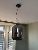 2 Moderne Hanglampen Smoke Glas, Huis en Inrichting, Lampen | Hanglampen, Ophalen, Zo goed als nieuw, Glas, Minder dan 50 cm