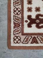 Handgeknoopt tapijt Smyrna crème brown Berber 113x190cm, 100 tot 150 cm, 150 tot 200 cm, Gebruikt, Berber vintage oosters HYPE