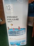 Zwembad intex prism frame set met toebehoren, 300 cm of meer, 200 tot 400 cm, Rond, Gebruikt