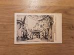 Rembrandt tekening fonds noodlijdende kunstenaars 1923, Verzamelen, Ansichtkaarten | Themakaarten, Ophalen of Verzenden, 1920 tot 1940