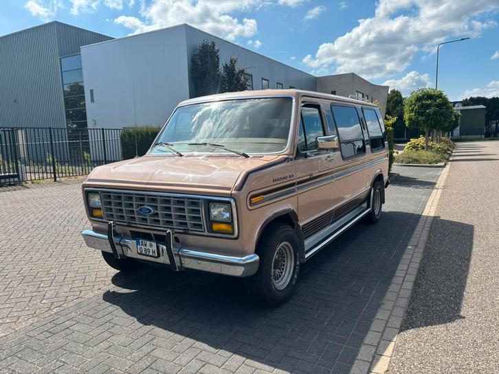 Ford E 150 Luxury Van 5.0 V8 1989, Auto's, Ford Usa, Bedrijf, E-Series, Airconditioning, Cruise Control, Elektrische ramen, Lichtmetalen velgen