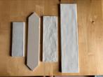 Samples greige wandtegels, Doe-het-zelf en Verbouw, Tegels, Nieuw, Minder dan 5 m², Wandtegels, Keramiek
