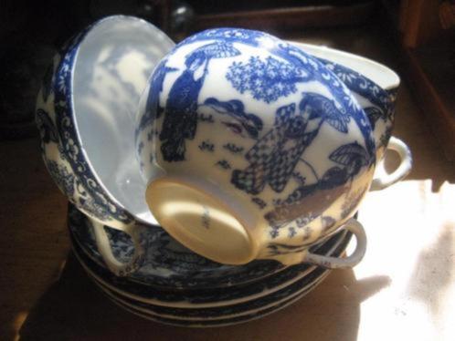 3 stuks Chinese antieke thee kopjes, eierschaal porselein, Antiek en Kunst, Antiek | Porselein, Ophalen of Verzenden