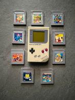 Nintendo GameBoy Classic + 9 Games, Spelcomputers en Games, Spelcomputers | Nintendo Game Boy, Ophalen of Verzenden, Gebruikt