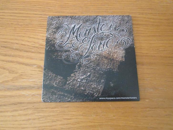 Monstertone - Same 2008 Non On Label Holland Promo CD EP, Cd's en Dvd's, Cd's | Hardrock en Metal, Gebruikt, Ophalen