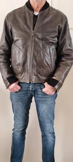 Pall Mall Leren Vintage Piloten Jack - Zeer Goed!, Bruin, Maat 56/58 (XL), Pall Mall, Ophalen of Verzenden