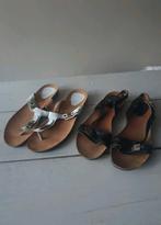 Scholl leren sandalen en slippers 42, Scholl, Zwart, Ophalen of Verzenden, Zo goed als nieuw