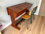 Vintage schoolbank - bureau voor kinderen, Kinderen en Baby's, Kinderkamer | Overige Meubels, Overige typen, Gebruikt, Schoolbank