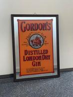 Vintage Reclamebord | Bar Spiegel Mancave | Gordon’s Gin, Verzamelen, Merken en Reclamevoorwerpen, Ophalen of Verzenden, Zo goed als nieuw