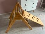 Houten Klimrek met Glijbaan, Kinderen en Baby's, Speelgoed | Buiten | Speeltoestellen, Ophalen, Zo goed als nieuw, Glijbaan