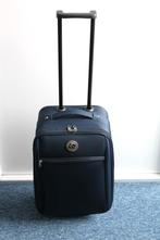 Trolley koffer handbagage met 2 wielen - 59x30x22 cm, blauw, Ophalen, Gebruikt, 50 tot 60 cm, Minder dan 35 cm