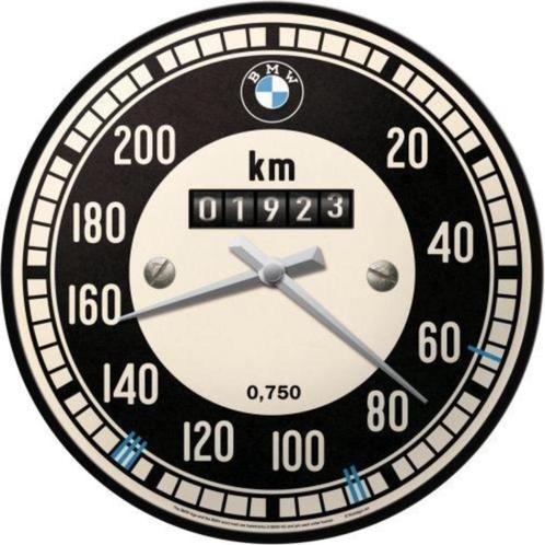 BMW kilometer teller klok reclame wandklok decoratie, Verzamelen, Automerken, Motoren en Formule 1, Nieuw, Auto's, Ophalen of Verzenden