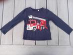 K211 Blauw shirt brandweer C&A maat 104, Kinderen en Baby's, Kinderkleding | Maat 104, Jongen, C&A, Gebruikt, Ophalen of Verzenden