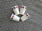 Boerenbont melkbeker 250ml x 4 stuks, Huis en Inrichting, Ophalen of Verzenden, Zo goed als nieuw, Kop(pen) en/of Schotel(s), Boerenbont