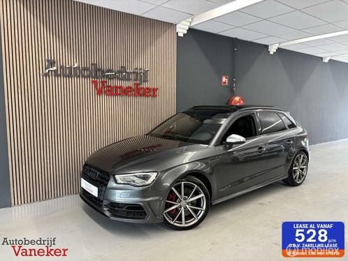 Audi S3 quattro|Pano|B&O|ACC|CAM|Daytona grey|Dealer onderho, Auto's, Audi, Bedrijf, Te koop, S3, 4x4, ABS, Achteruitrijcamera